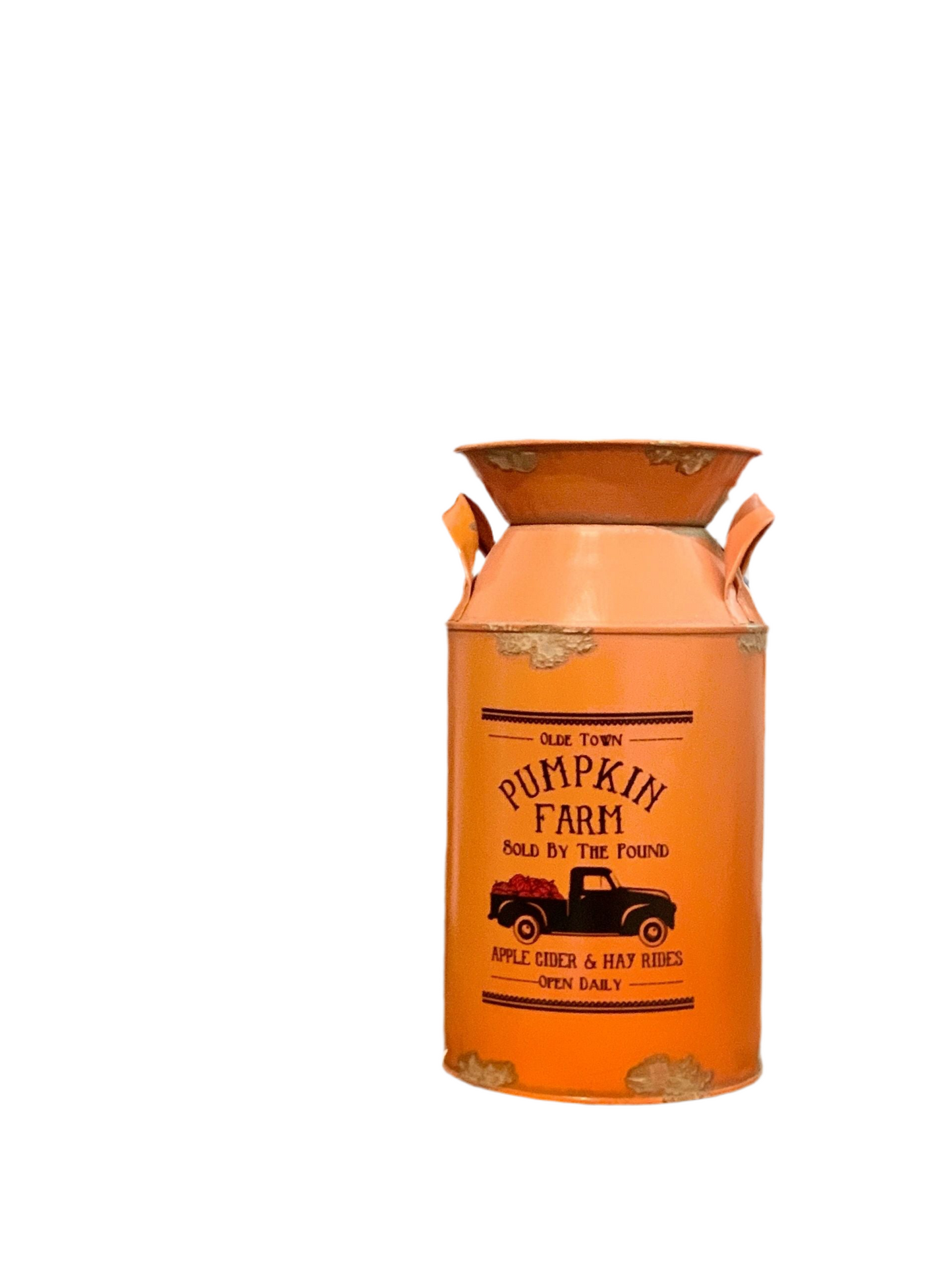 PUMPKIN FARM MILK CAN
