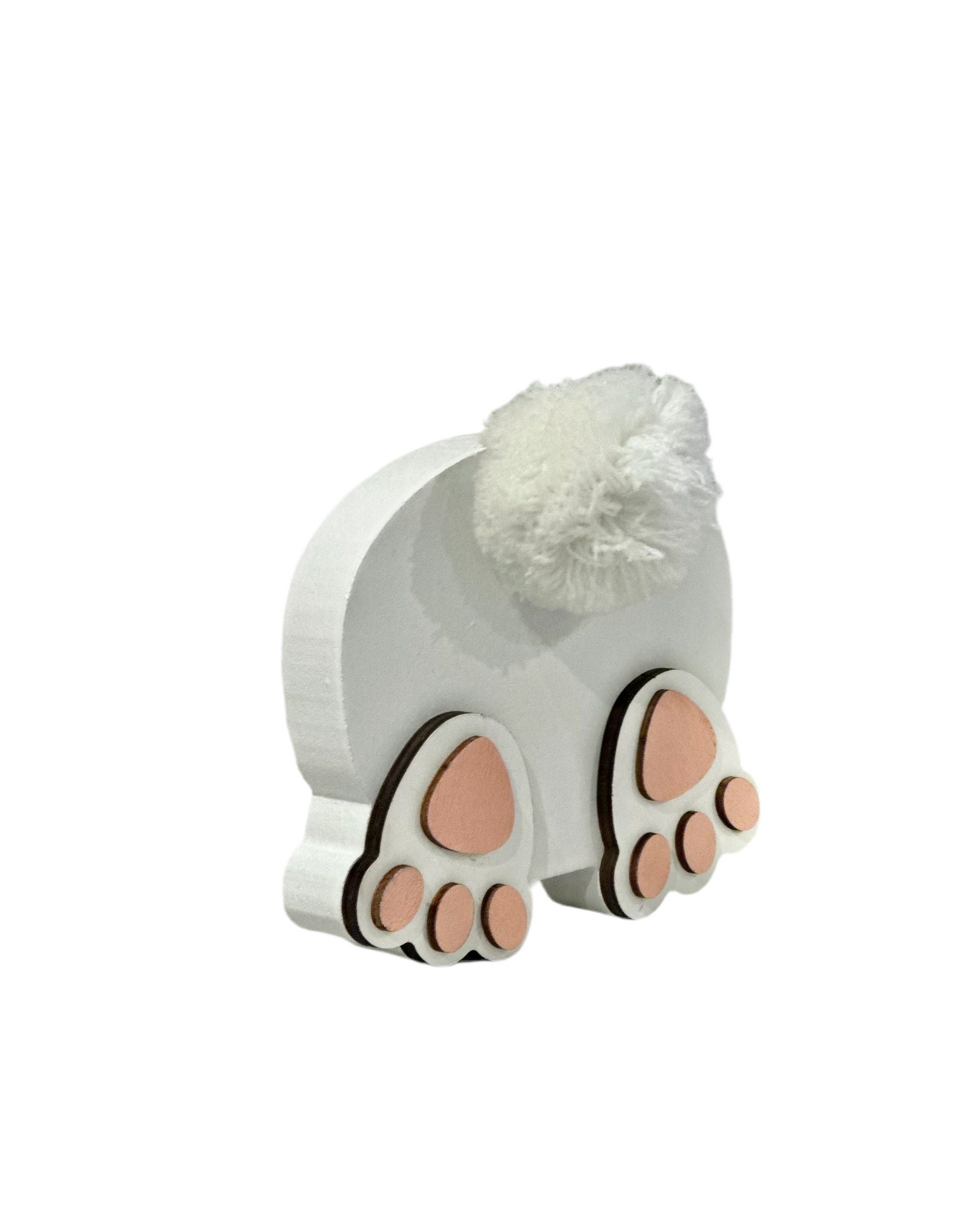 FLUFFY BUNNY BUM CHUNKY SITTER