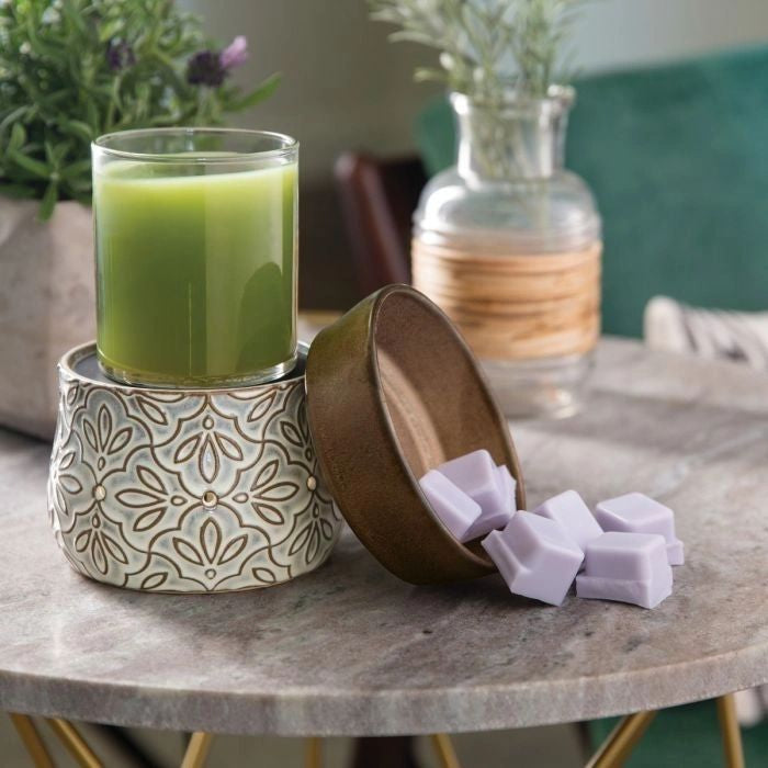 Geometric Wax Warmer 2 in 1