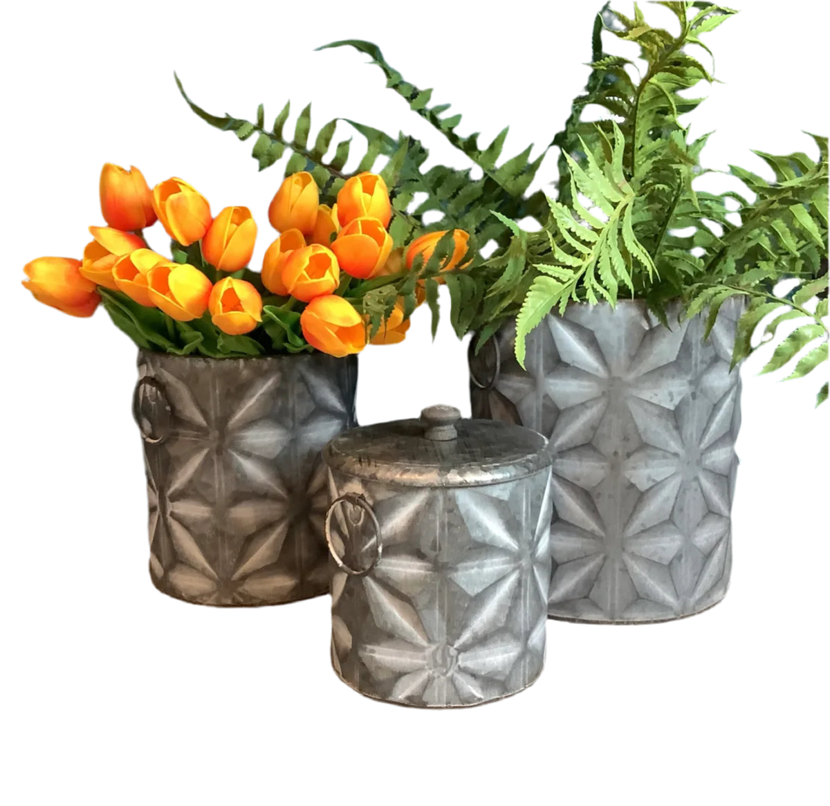 CANISTER SET STAR PATTERN