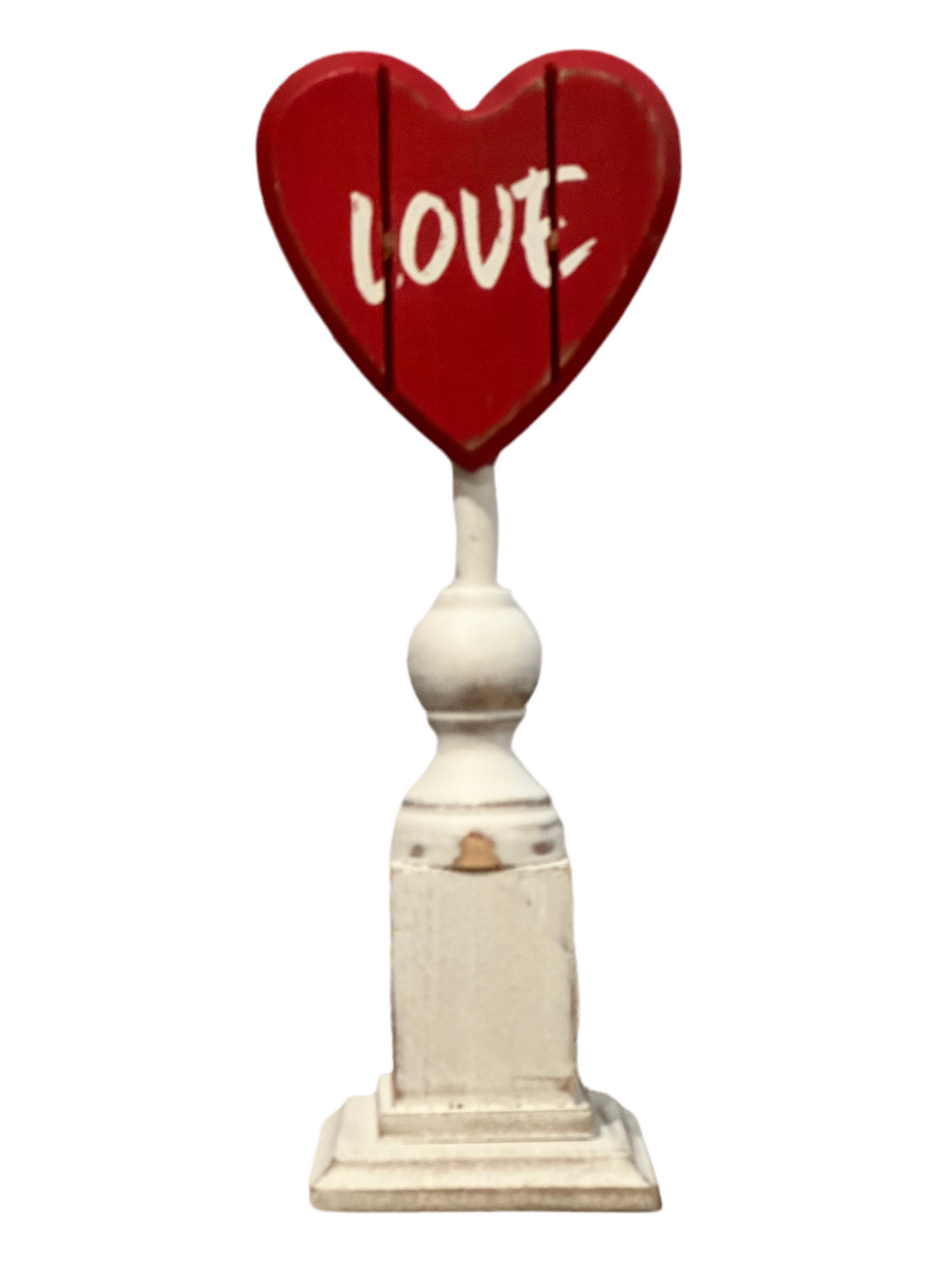 WOOD HEART PEDESTALS