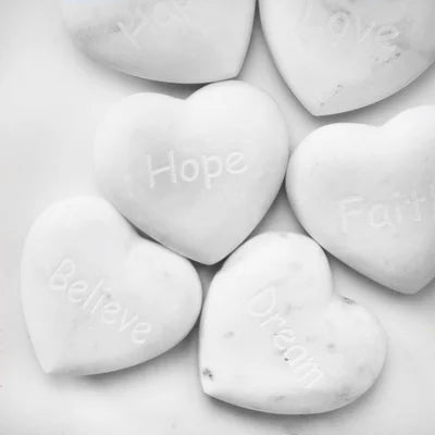 INSPIRATIONAL MARBLE HEARTS