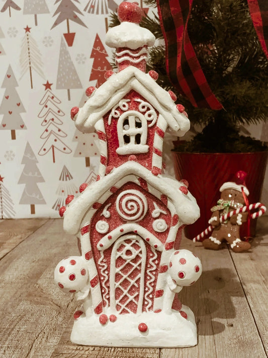 LIGHT UP GINGERBREAD HOUSE