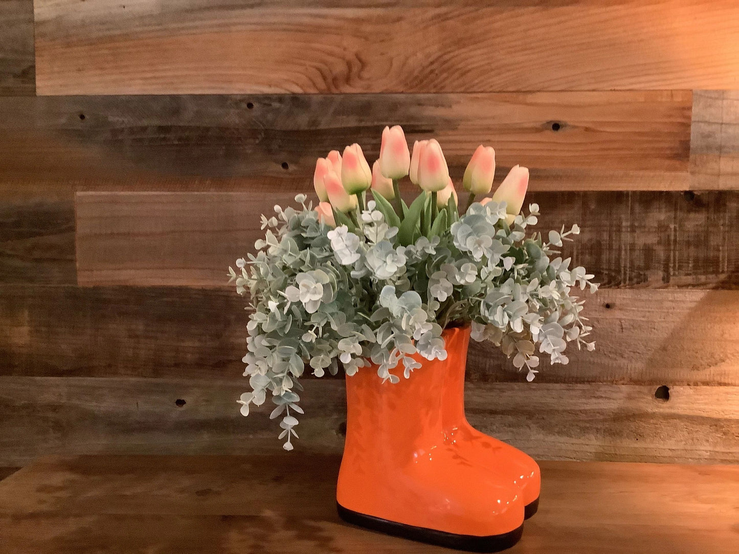 Colorful Rainboot Vases BarnHill Candles and Decor